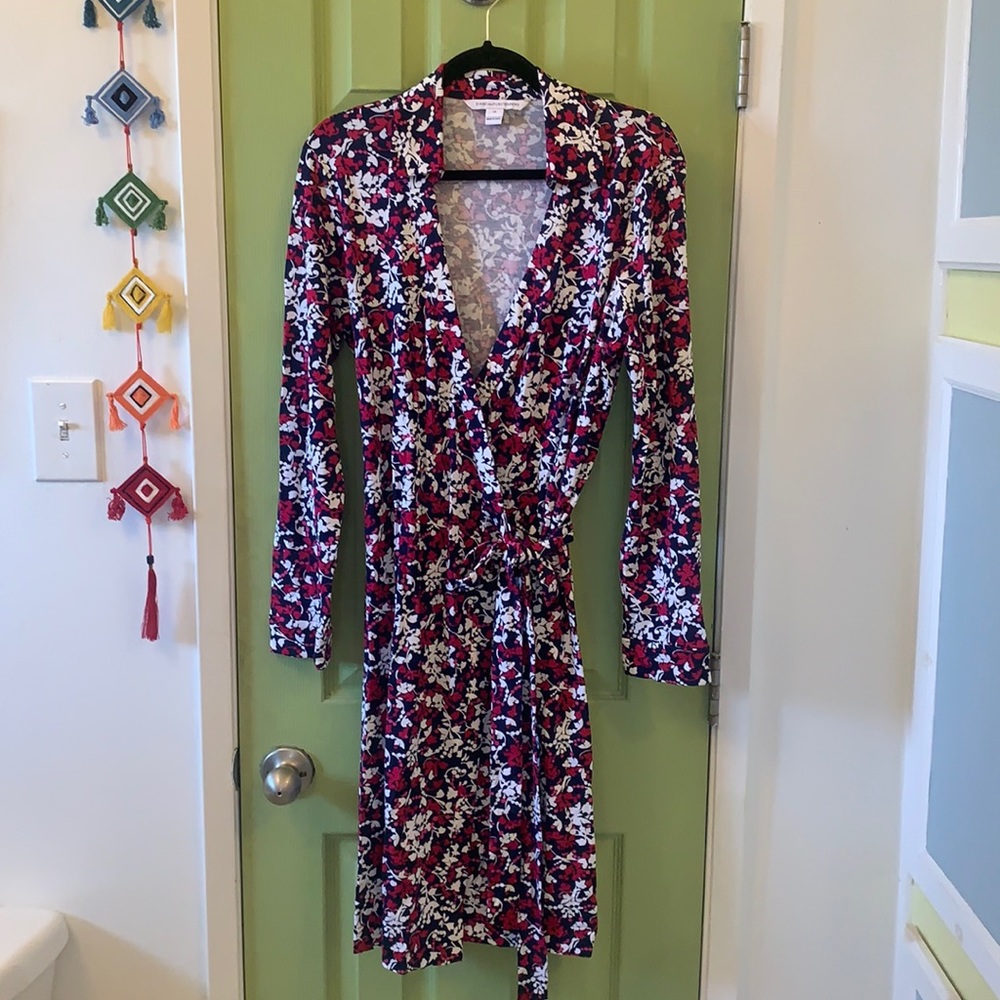 Diane Von Furstenberg Floral Wrap Dress